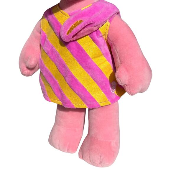 Build-A-Bear Princess POPPY Troll Stuffed Doll 20” Pink Dress Rainbow Hair Plush - Picture 7 of 14